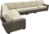 Max Studio Sectional (Right Arm Loveseat With Power Incliner + Square Corner + Armless Loveseat With Power Incliners + Left Arm Loveseat With Power Incliners)